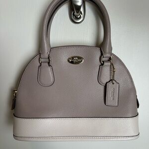 Coach Taupe and Cream Women's Bag